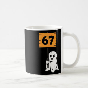 67 Meme Humor 6-7 Sex Sju Halloween Kaffemugg