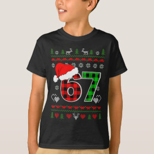67 Mème jul sex sju Xmas ful jultröja män T Shirt
