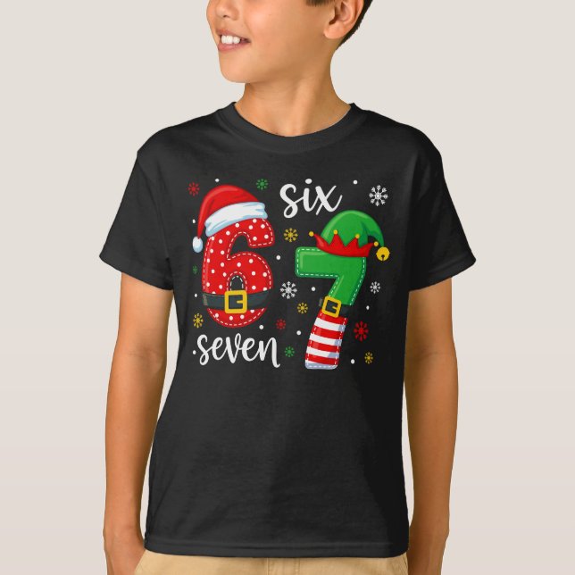 67 Meme Jul T Shirt (Framsida)