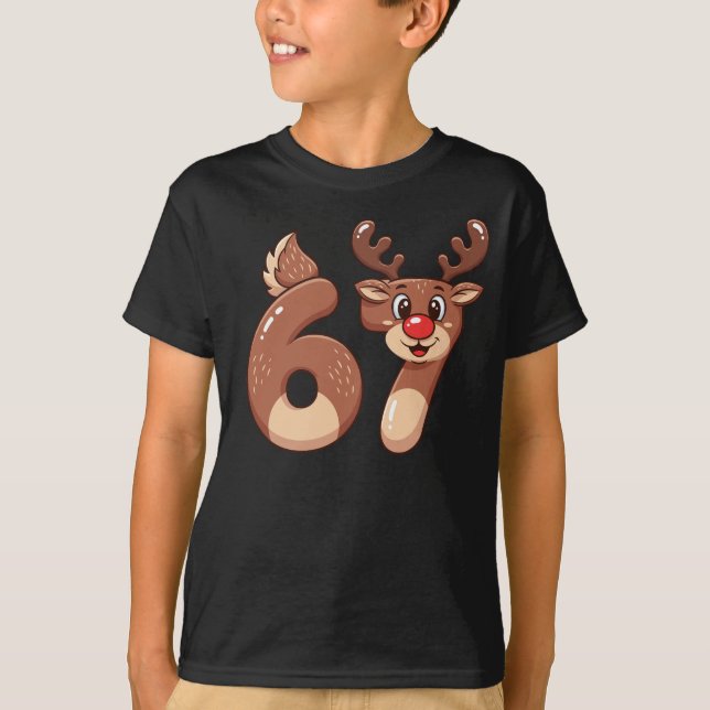 67 Meme Juldas   T Shirt (Framsida)
