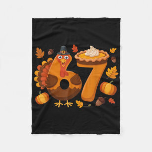 67 Meme Kalkon 6-7 Rolig Six Seven Tacksgiving Fleecefilt