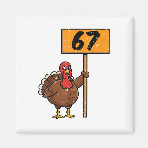 67 Meme Kalkon Rolig Thanksgiving 6 7 Pojkar Tonår Magnet