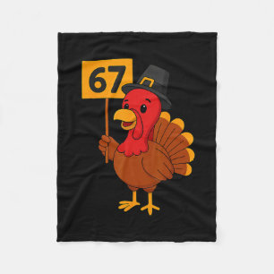 67 Meme Kalkon Rolig Thanksgiving 6 7 Sex Sju Ki Fleecefilt