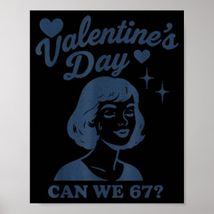 67 Meme Kan Vi 67 Alla Hjärtans Dag Retro Vintage Poster
