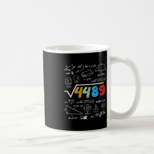 67 Meme Kvadratrot 4489 Gör Matten Rolig Födelseda Kaffemugg