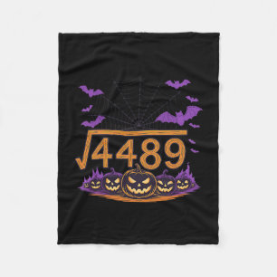 67 Meme Kvadratrot 4489 Slang Math Halloween Kosty Fleecefilt