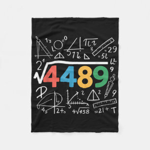 67 Meme Kvadratrot 4489 Slang Sex Sju Matematik Lä Fleecefilt