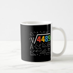 67 Meme Kvadratrot 4489 Slang Sex Sju Math Teac Kaffemugg