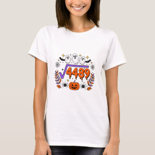 67 Meme Kvadratrot 4489 Tonåring Sex Sju Slang Mat T Shirt
