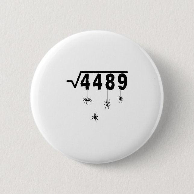 67 Meme Matematiklärare 6 7 Halloween Spindlar Kva Knapp (Framsida)