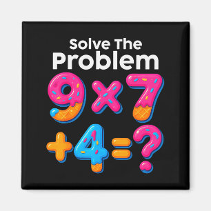 67 Meme Matematiklärare Glass Dropp 6 7 Brainrot S Magnet