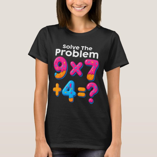 67 Meme Matematiklärare Glass Dropp 6 7 Brainrot S T Shirt (Framsida)