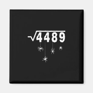 67 Meme Math Lärare 6 7 Halloween Spindlar Kvadrat Magnet