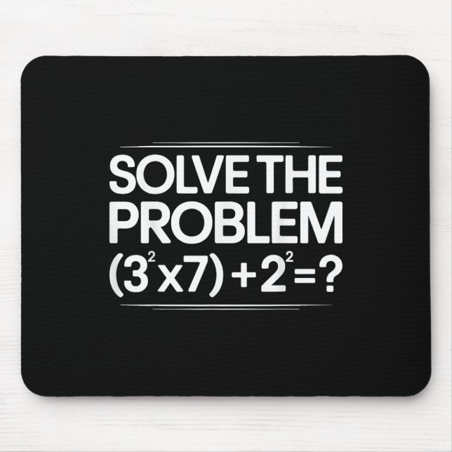 67 Meme Math Roligt Six Seven Lärare Brainrot Skäm Musmatta (Framsidan)