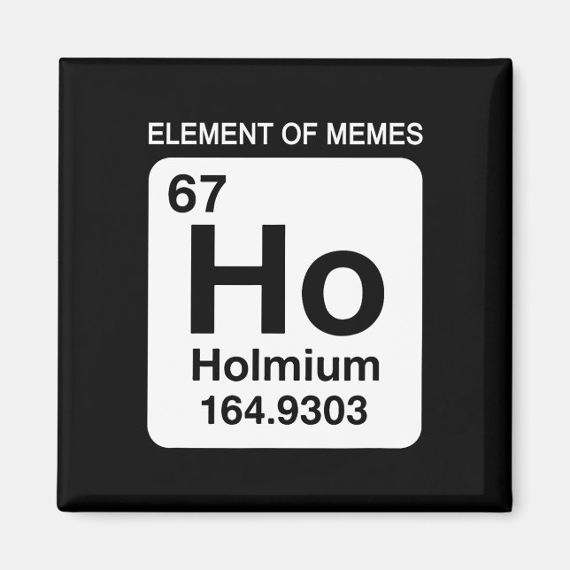 67 Meme Nummer Element Av Memes Periodiska System  Magnet (Framsidan)