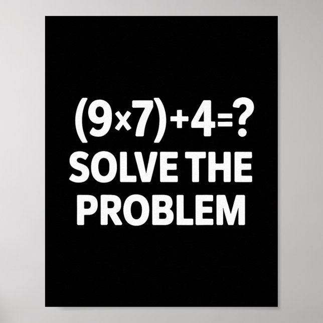 67 Meme Pemdas Elementary Math Teacher  Poster (Framsidan)