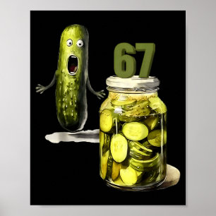 67 Meme Pickle Överraskning En Burk Skivade Pickle Poster