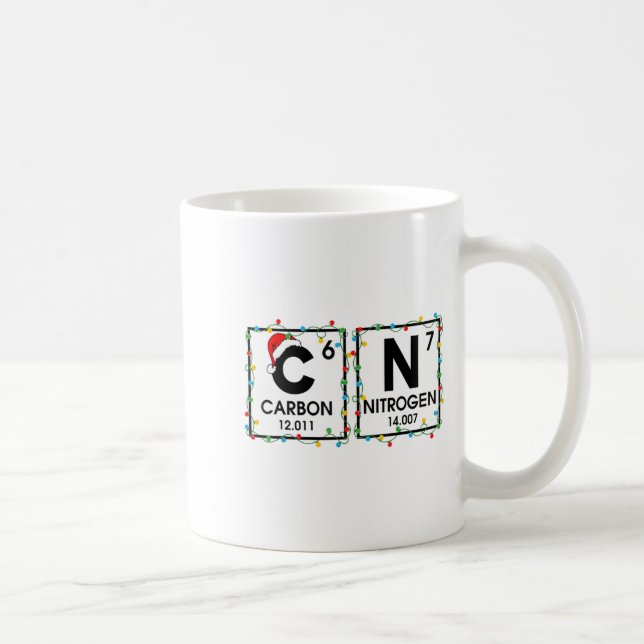 67 Meme Rolig Lärare Vetenskap Periodiska Systemet Kaffemugg (Höger)