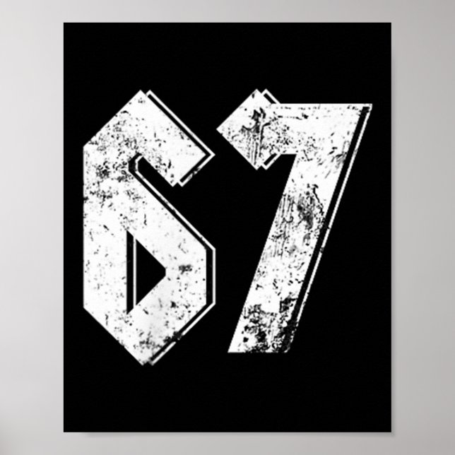 67 Meme Rolig Six Seven Meme 6 7  Poster (Framsidan)