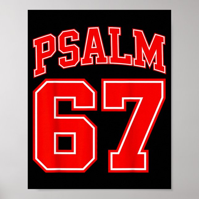 67 Meme Rolig Six Seven Psalm 67 6-7 Meme  Poster (Framsidan)
