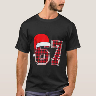 67 Mème Roliga Jul Röda Plaid Jul Pyjamas Sla T Shirt
