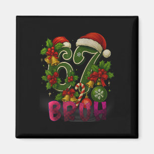 67 Meme Roliga jul röda Plaid Xmas Pyjamas Sla Magnet
