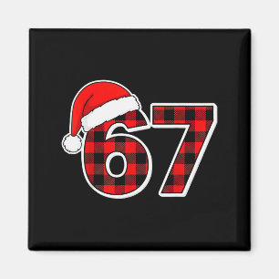67 Mème Roliga Jul Röda Randiga Jul Pyjamas Sla Magnet
