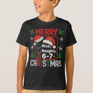 67 Mème Roligt Jul Snällt Elakt Sex Sju 6 7 T Shirt