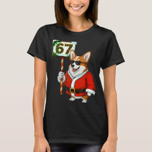 67 Mème Roligt Sex Sju Jul Corgi Hund Älskare T Shirt