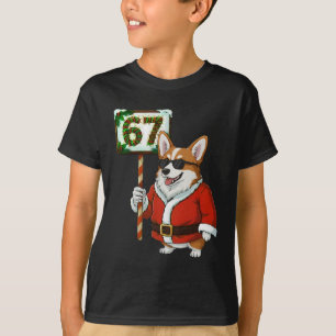 67 Mème Roligt Sex Sju Jul Corgi Hund Älskare T Shirt
