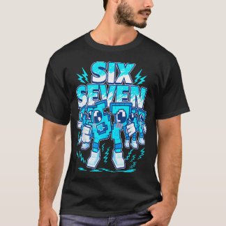 67 Meme Sex Sju 6 7 Italiensk Brainrot Födelsedag T Shirt