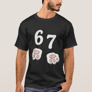 67 Meme Sex Sju 6 7 Tröja Meme Rolig Katt 67