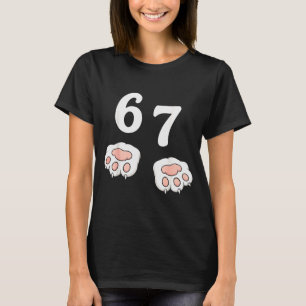 67 Meme Sex Sju 6 7 Tröja Meme Rolig Katt 67