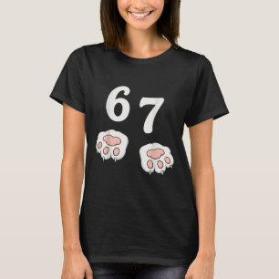 67 Meme Sex Sju 6 7 Tröja Meme Rolig Katt 67
