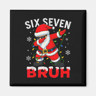 67 Meme Sex Sju Bruh Dabbing Tomte Roligt Jul Magnet