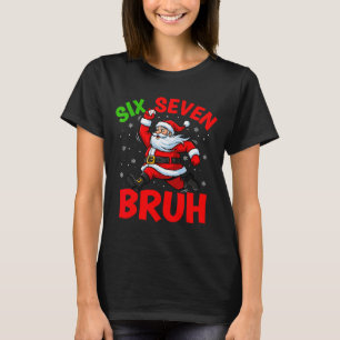 67 Meme Sex Sju Bruh Tomte Baseboll Rolig Jul T Shirt