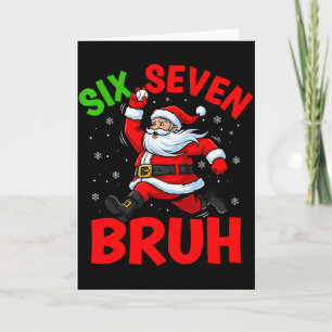 67 Meme Sex Sju Bruh Tomte Baseboll Roligt Jul Kort
