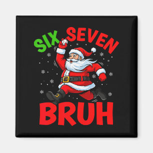 67 Meme Sex Sju Bruh Tomte Baseboll Roligt Jul Magnet