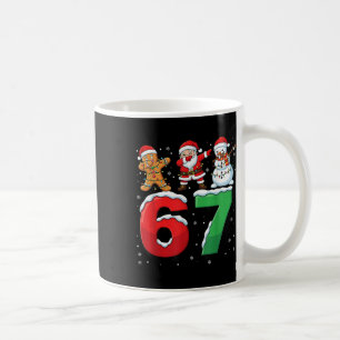 67 Meme Sex Sju Dabba Tomte 6 7 Rolig Jul Kaffemugg