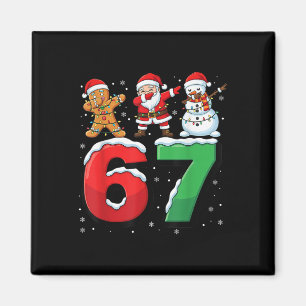 67 Meme Sex Sju Dabba Tomte 6 7 Rolig Jul Magnet