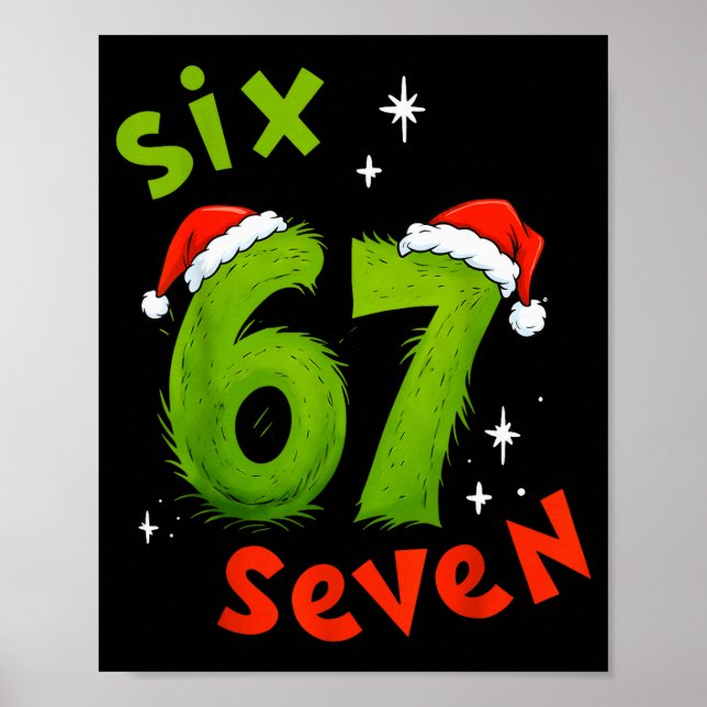 67 Meme Sex Sju För Barn Kvinnor Män Pojkar Flicko Poster (Framsidan)
