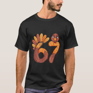 67 Meme Sex Sju Gen Alpha Slang Rolig Turkiet Tha T Shirt