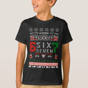 67 Meme Sex Sju Jul Ful Julsvett För Barn T Shirt