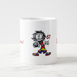 67 Meme! Sex & Sju Jumbo Mugg
