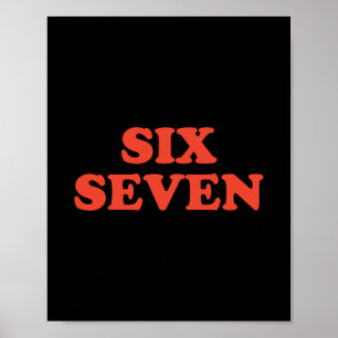 67 Meme Sex Sju Poster
