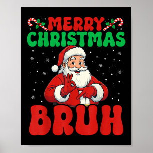 67 Meme Sex Sju Rolig God Jul Bruh Tomte Poster