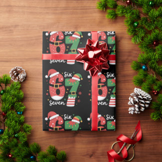 67 Meme Sex Sju Tomte Jul Santa Hatt Presentpapper