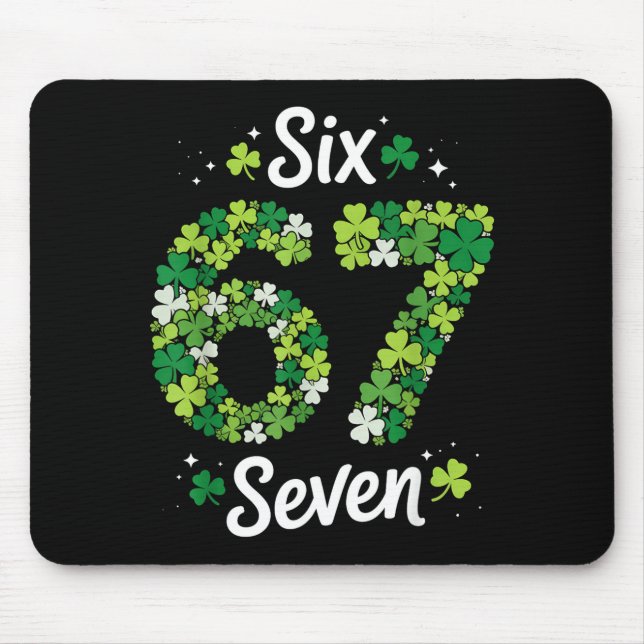 67 Meme Shamrocks St Patricks Day 6-7 Barn Tjejer  Musmatta (Framsidan)