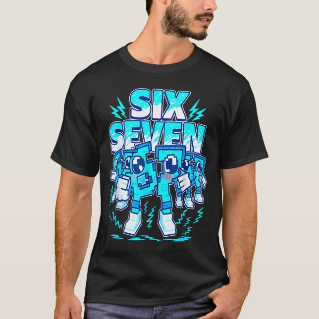 67 Meme Six Seven 6 7 Italian Brainrot Birthday Ki T Shirt (Framsida)