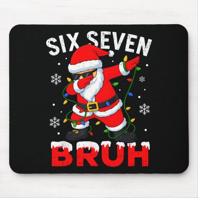 67 Meme Six Seven Bruh Dabbing Santa Funny Christm Musmatta (Framsidan)
